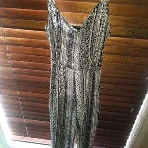 NWT Black & White Romper Jumpsuit